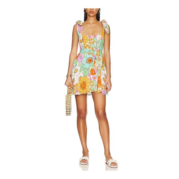 Show Me Your MuMu Dresses & Skirts - Show Me Your Mumu 'Claire' White Rayon Mini Dress Size L